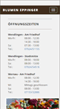 Mobile Screenshot of blumen-eppinger.de